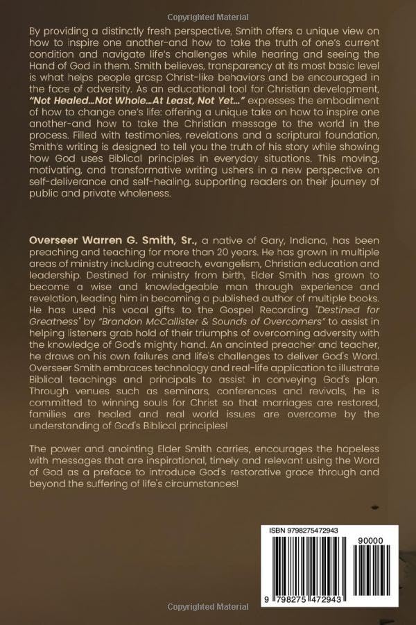 Not Healed…Not Whole…At Least, Not Yet…: The Learning Journal