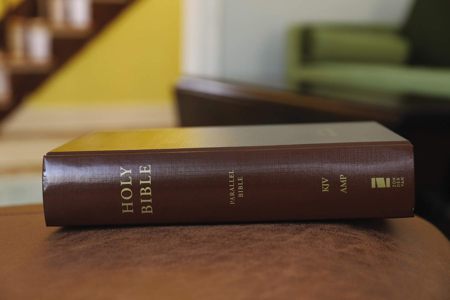 KJV, Amplified, Parallel Bible, Large Print, Hardcover, Red Letter: Two Bible Versions Together for Study and Comparison